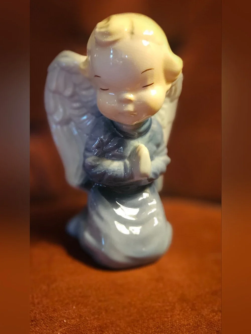 Vintage Praying Angel Wall Planter